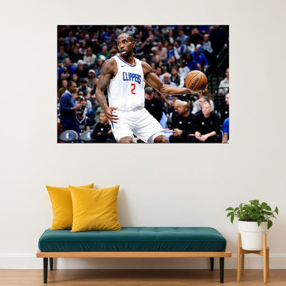 Kawhi Leonard Basketball Player Poster Motivational Sports Print