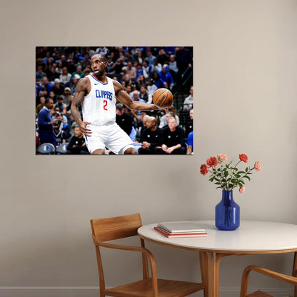 Kawhi Leonard Basketball Player Poster Motivational Sports Print