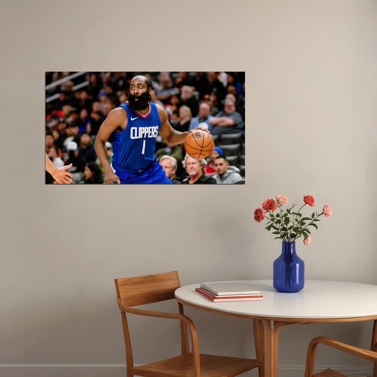 James Harden Basketball Player Poster Motivational Sports Print