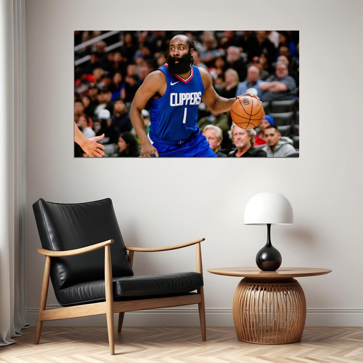 James Harden Basketball Player Poster Motivational Sports Print