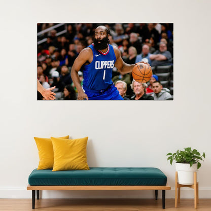 James Harden Basketball Player Poster Motivational Sports Print