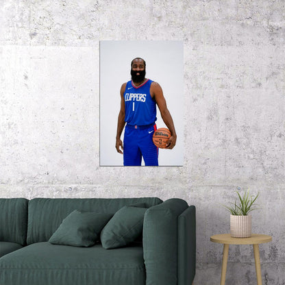 James Harden Basketball Player Poster Motivational Sports Print