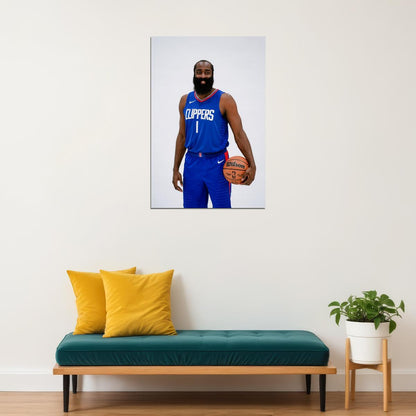 James Harden Basketball Player Poster Motivational Sports Print