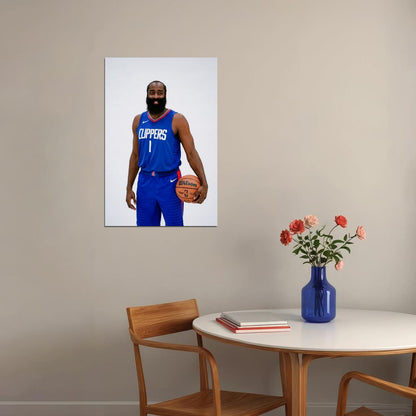 James Harden Basketball Player Poster Motivational Sports Print