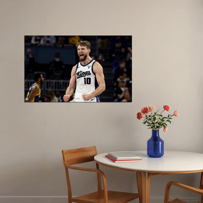 Domantas Sabonis Basketball Player Poster Motivational Sports Print