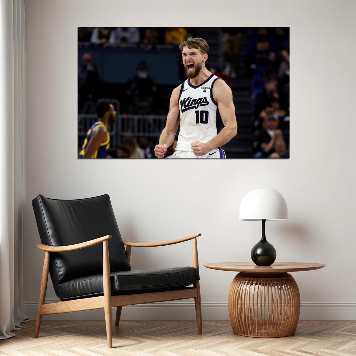 Domantas Sabonis Basketball Player Poster Motivational Sports Print