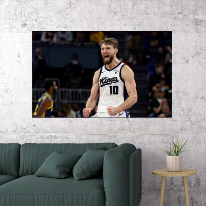 Domantas Sabonis Basketball Player Poster Motivational Sports Print