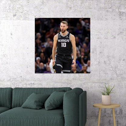 Domantas Sabonis Basketball Player Poster Motivational Sports Print