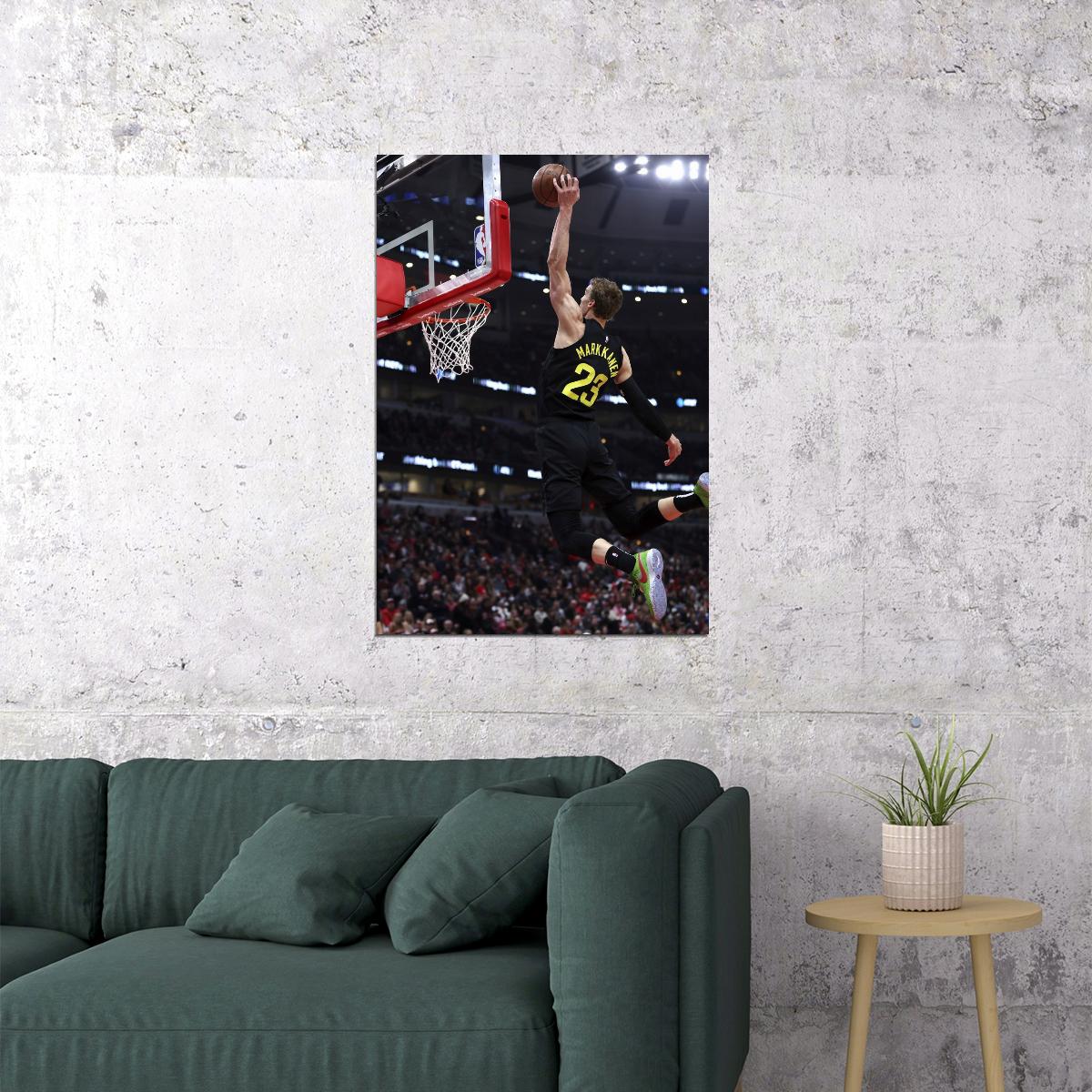 Lauri Markkanen Basketball Player Poster Motivational Sports Print