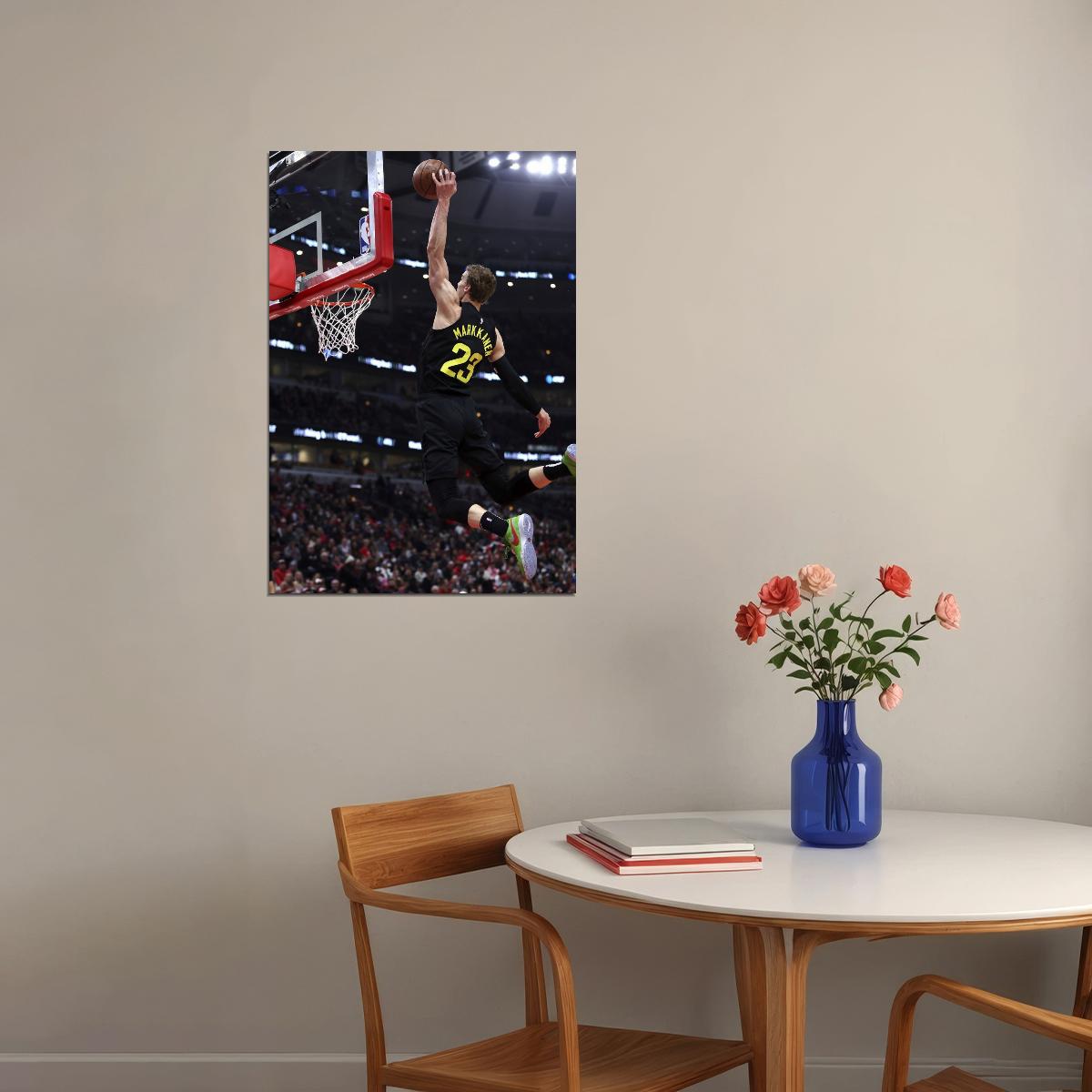 Lauri Markkanen Basketball Player Poster Motivational Sports Print