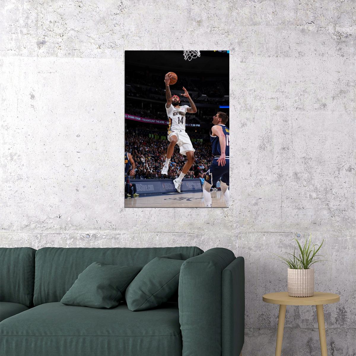 Brandon Ingram Basketball Player Poster Motivational Sports Print