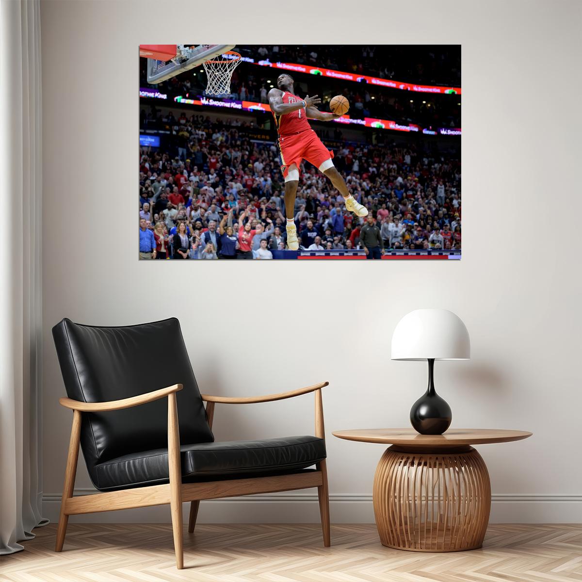 Zion Williamson Basketball Player Poster Motivational Sports Print