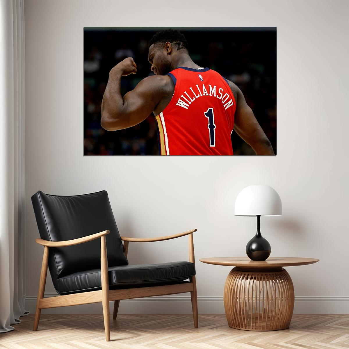 Zion Williamson Basketball Player Poster Motivational Sports Print