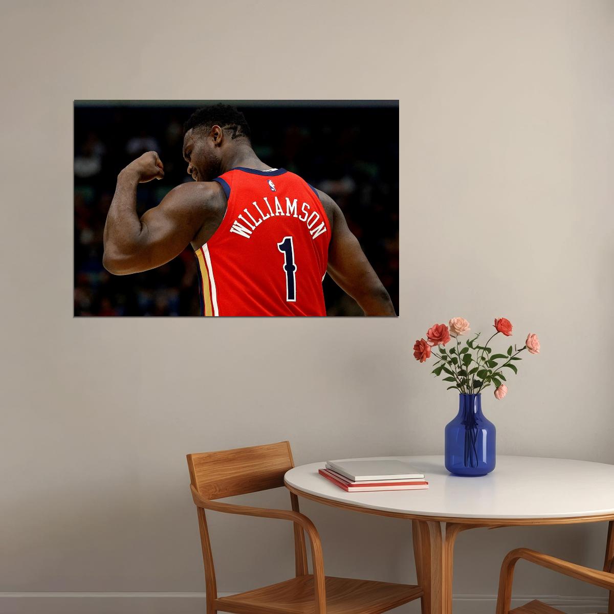 Zion Williamson Basketball Player Poster Motivational Sports Print