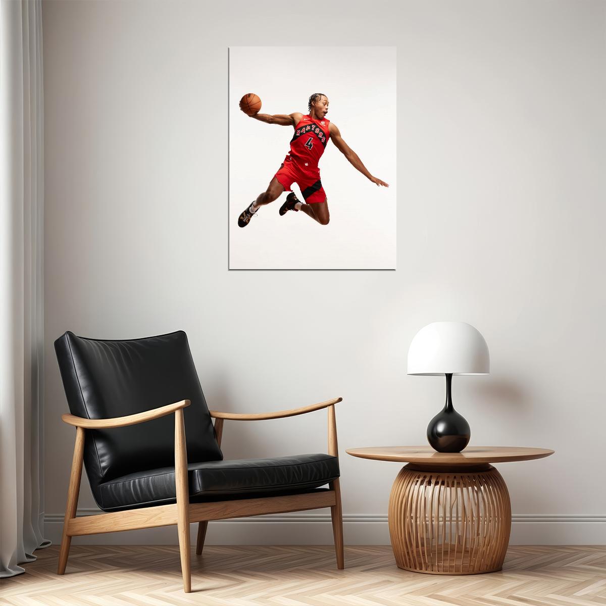 Scottie Barnes Basketball Player Poster Motivational Sports Print