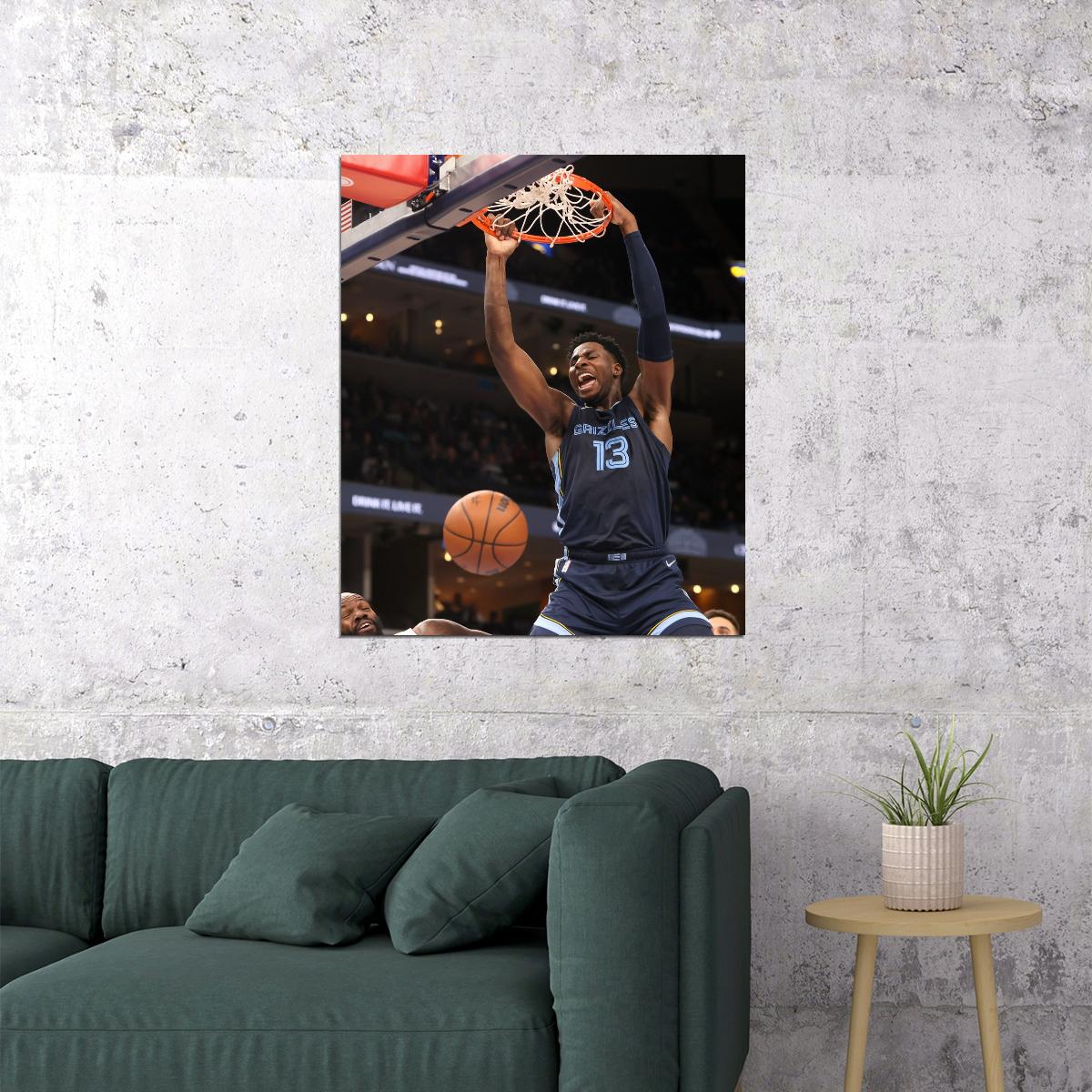 Jaren Jackson Jr. Basketball Player Poster Motivational Sports Print