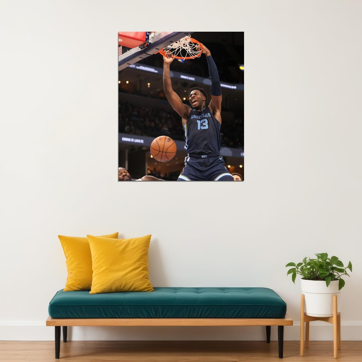 Jaren Jackson Jr. Basketball Player Poster Motivational Sports Print