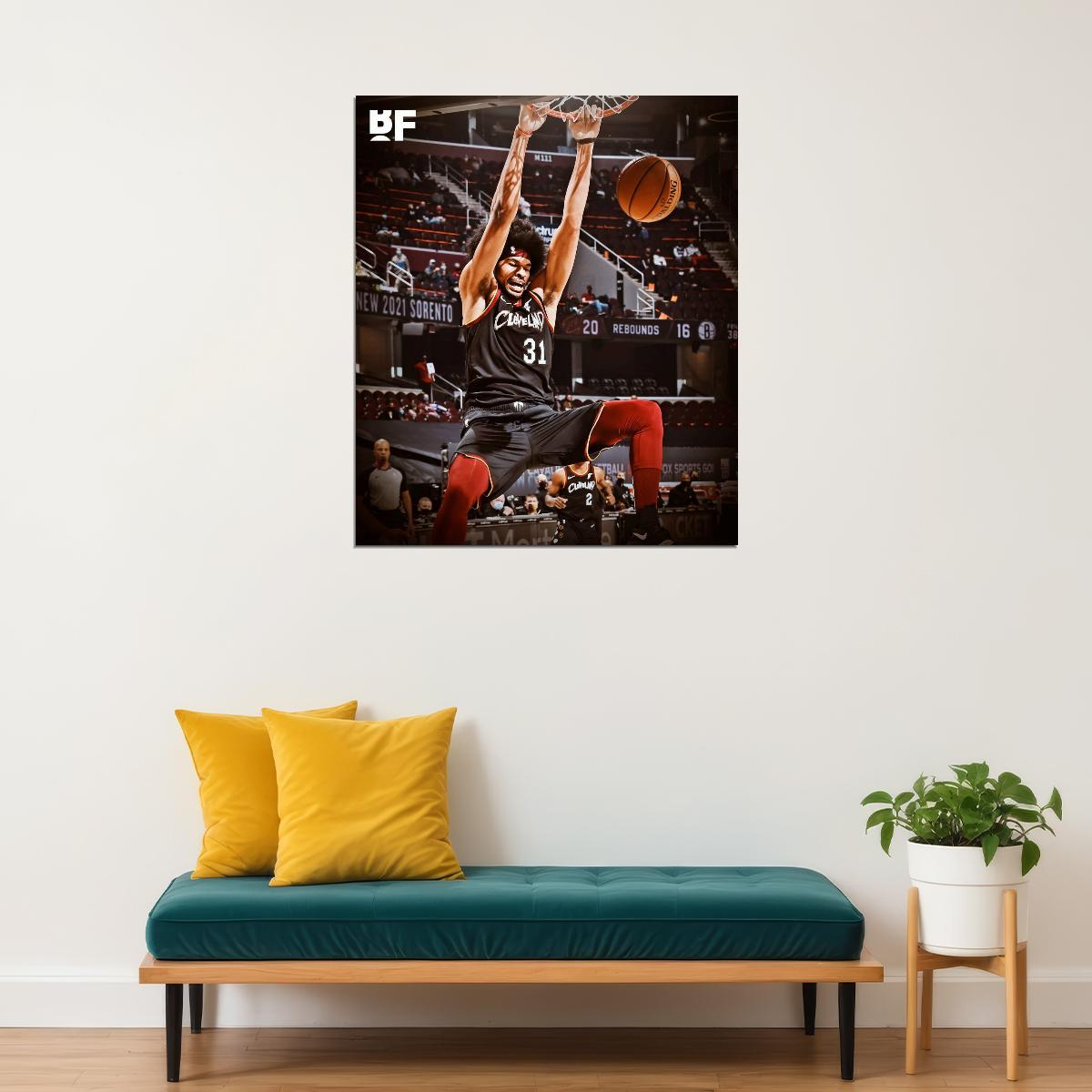 Jarrett Allen Basketball Player Poster Motivational Sports Print