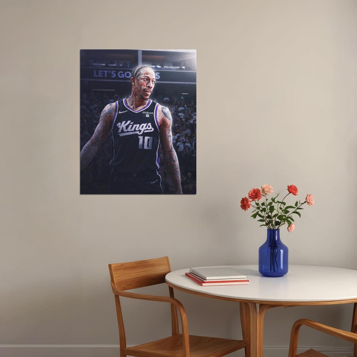 DeMar DeRozan Basketball Player Poster Motivational Sports Print