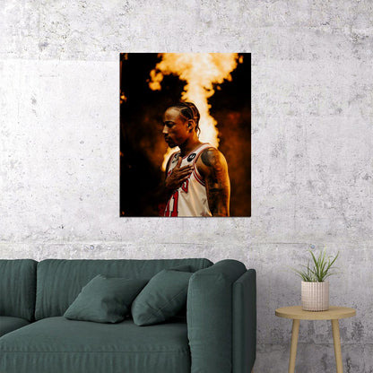 DeMar DeRozan Basketball Player Poster Motivational Sports Print