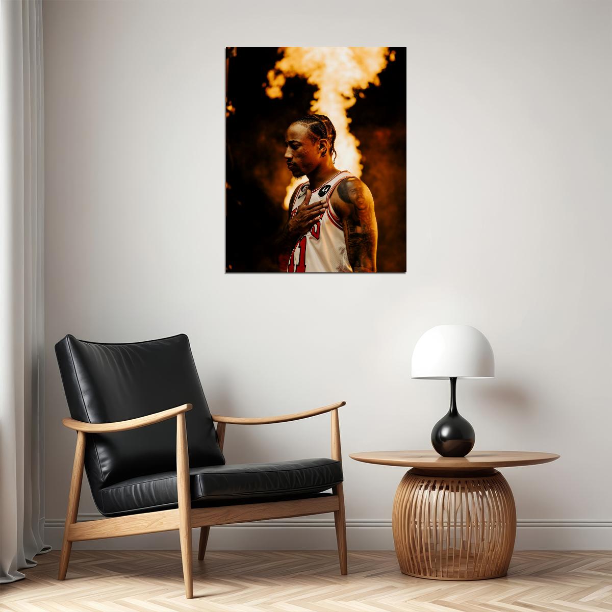 DeMar DeRozan Basketball Player Poster Motivational Sports Print