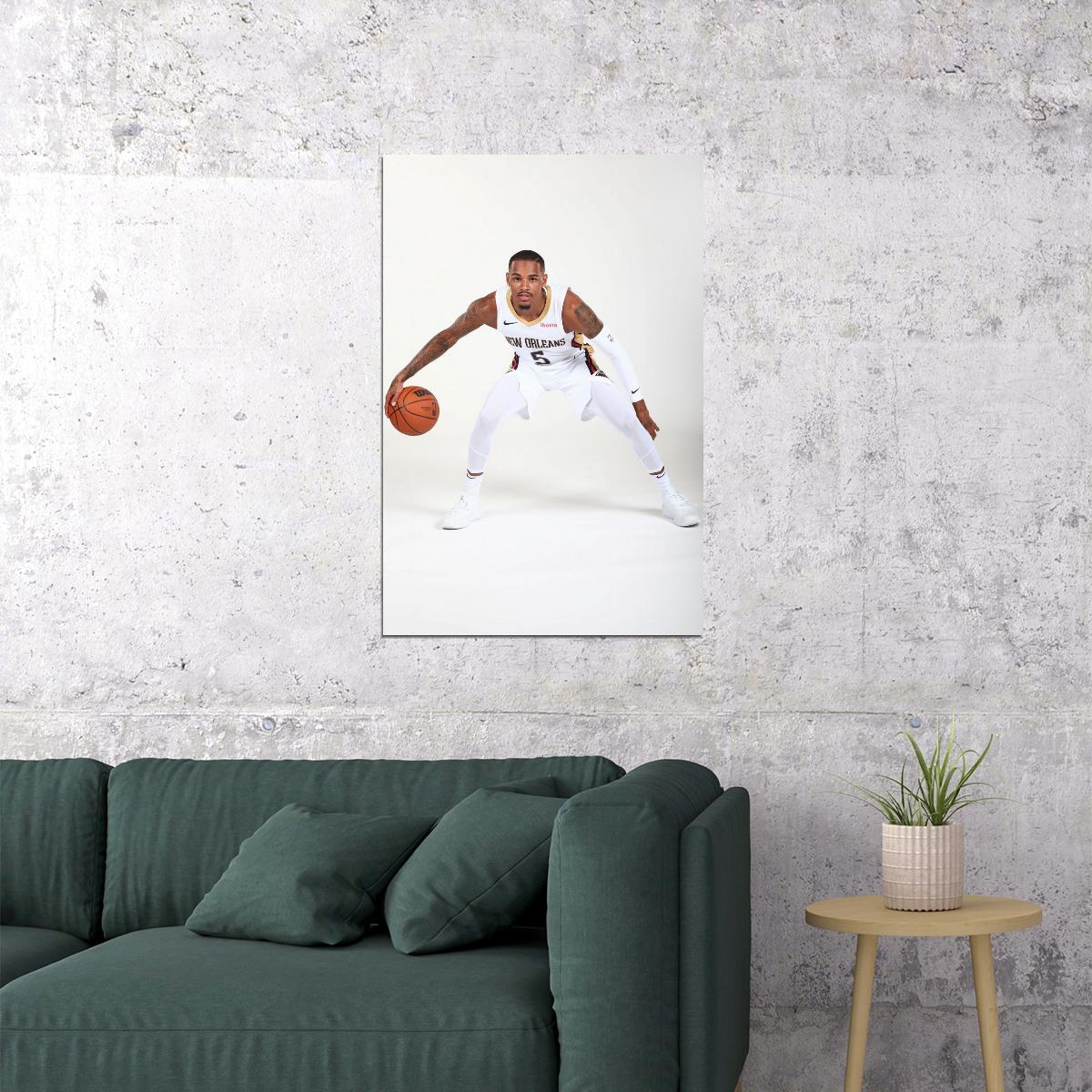 Dejounte Murray Basketball Player Poster Motivational Sports Print