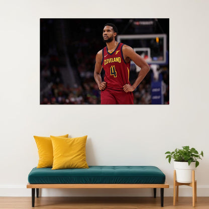 Evan Mobley Basketball Player Poster Motivational Sports Print