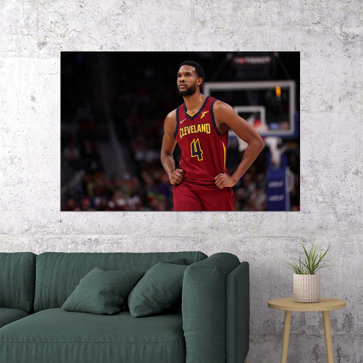 Evan Mobley Basketball Player Poster Motivational Sports Print