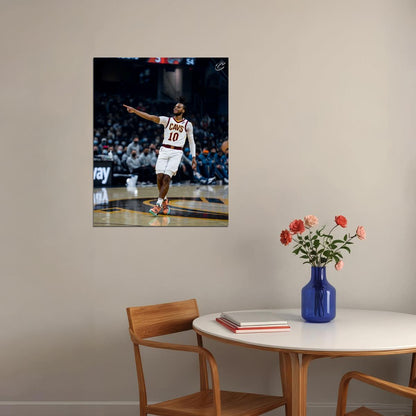 Darius Garland Basketball Player Poster Motivational Sports Print