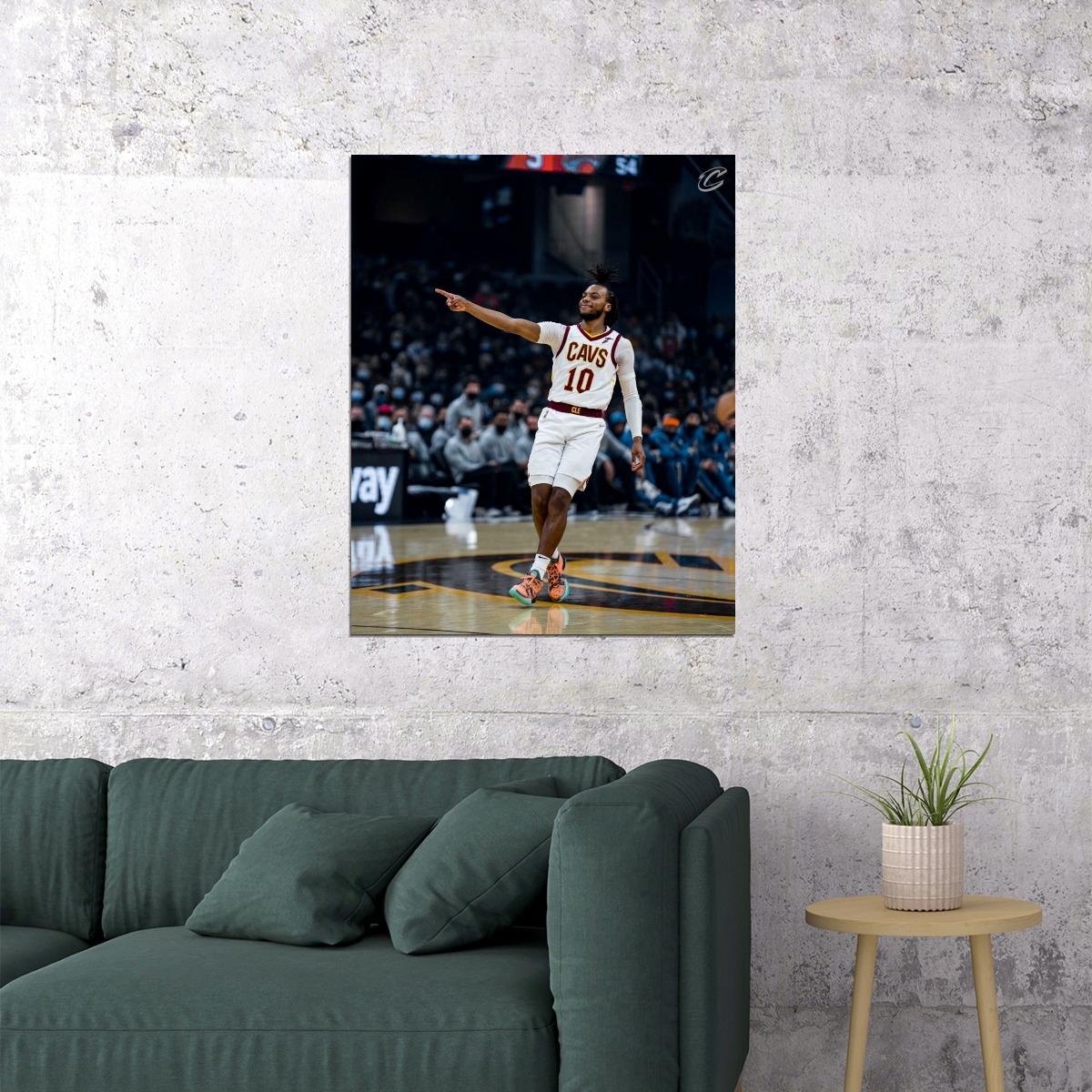 Darius Garland Basketball Player Poster Motivational Sports Print