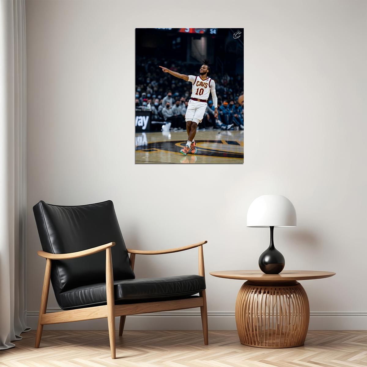 Darius Garland Basketball Player Poster Motivational Sports Print