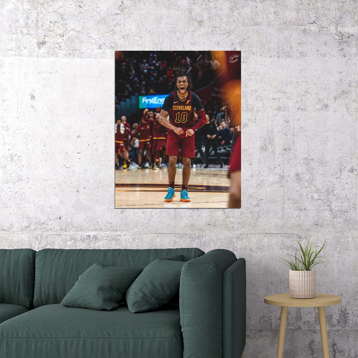 Darius Garland Basketball Player Poster Motivational Sports Print