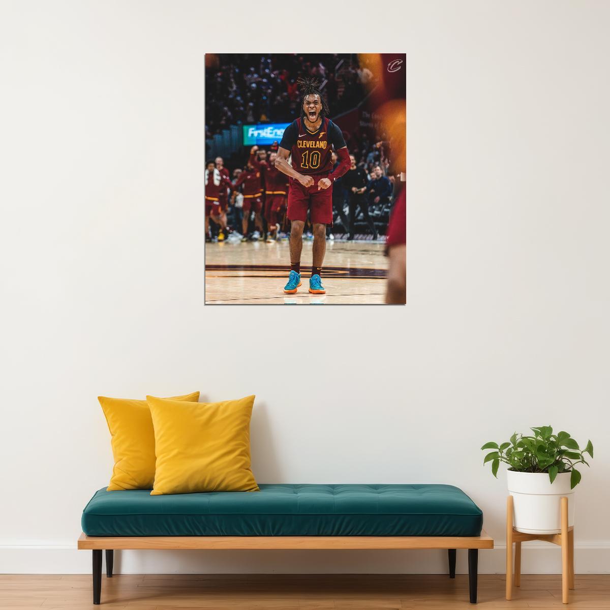 Darius Garland Basketball Player Poster Motivational Sports Print