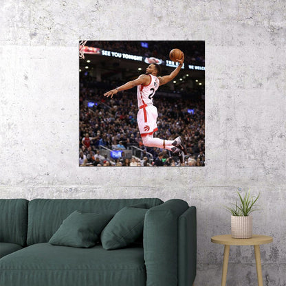 Norm Powell Slam Dunk Basketball Player Poster Motivational Sports Print