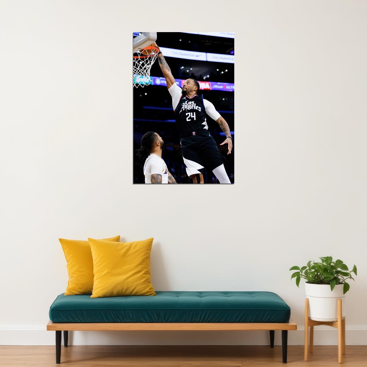 Norm Powell Basketball Player Poster Motivational Sports Print