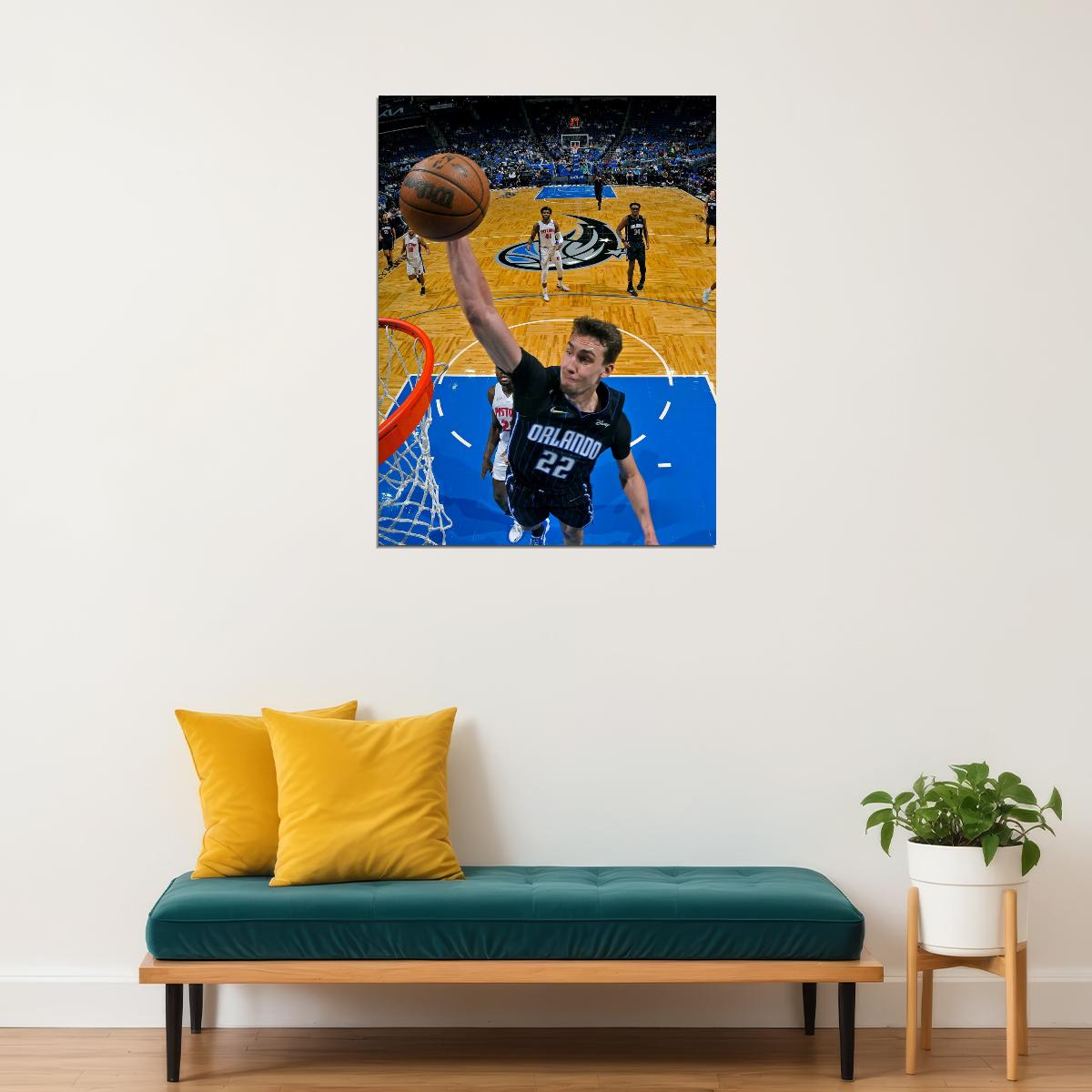 Franz Wagner Basketball Player Poster Motivational Sports Print