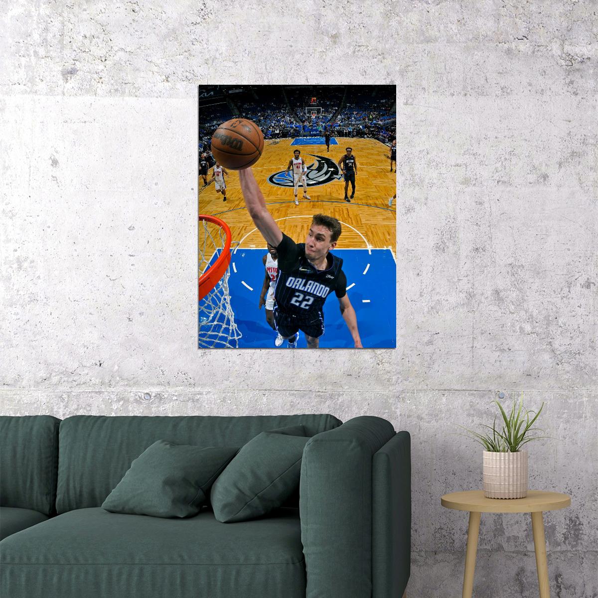 Franz Wagner Basketball Player Poster Motivational Sports Print