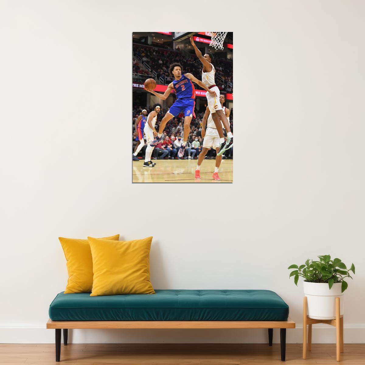 Cade Cunningham Basketball Player Poster Motivational Sports Print