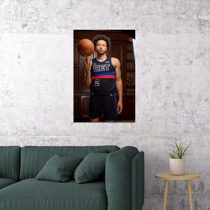 Cade Cunningham Basketball Player Poster Motivational Sports Print