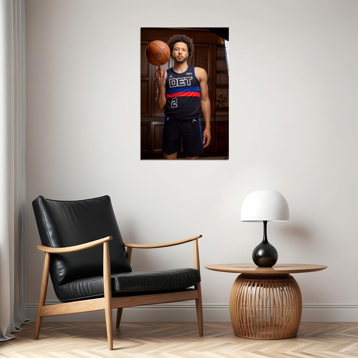 Cade Cunningham Basketball Player Poster Motivational Sports Print