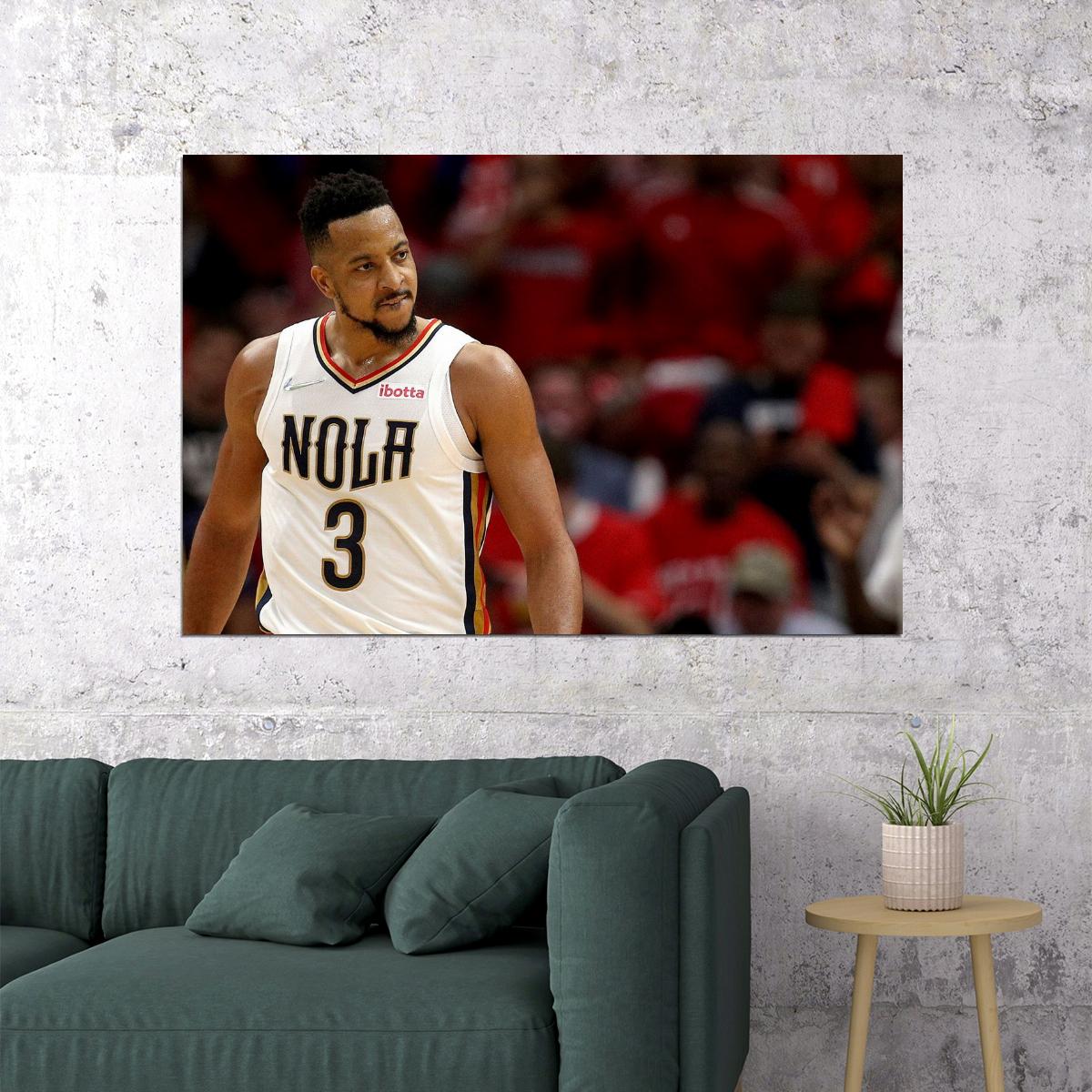 CJ McCollum Basketball Player Poster Motivational Sports Print