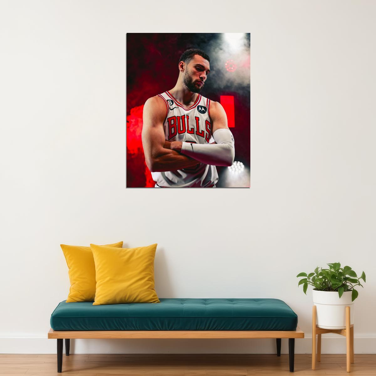 Zach LaVine Basketball Player Poster Motivational Sports Print