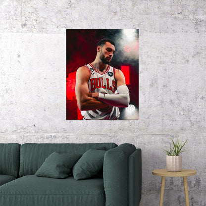 Zach LaVine Basketball Player Poster Motivational Sports Print