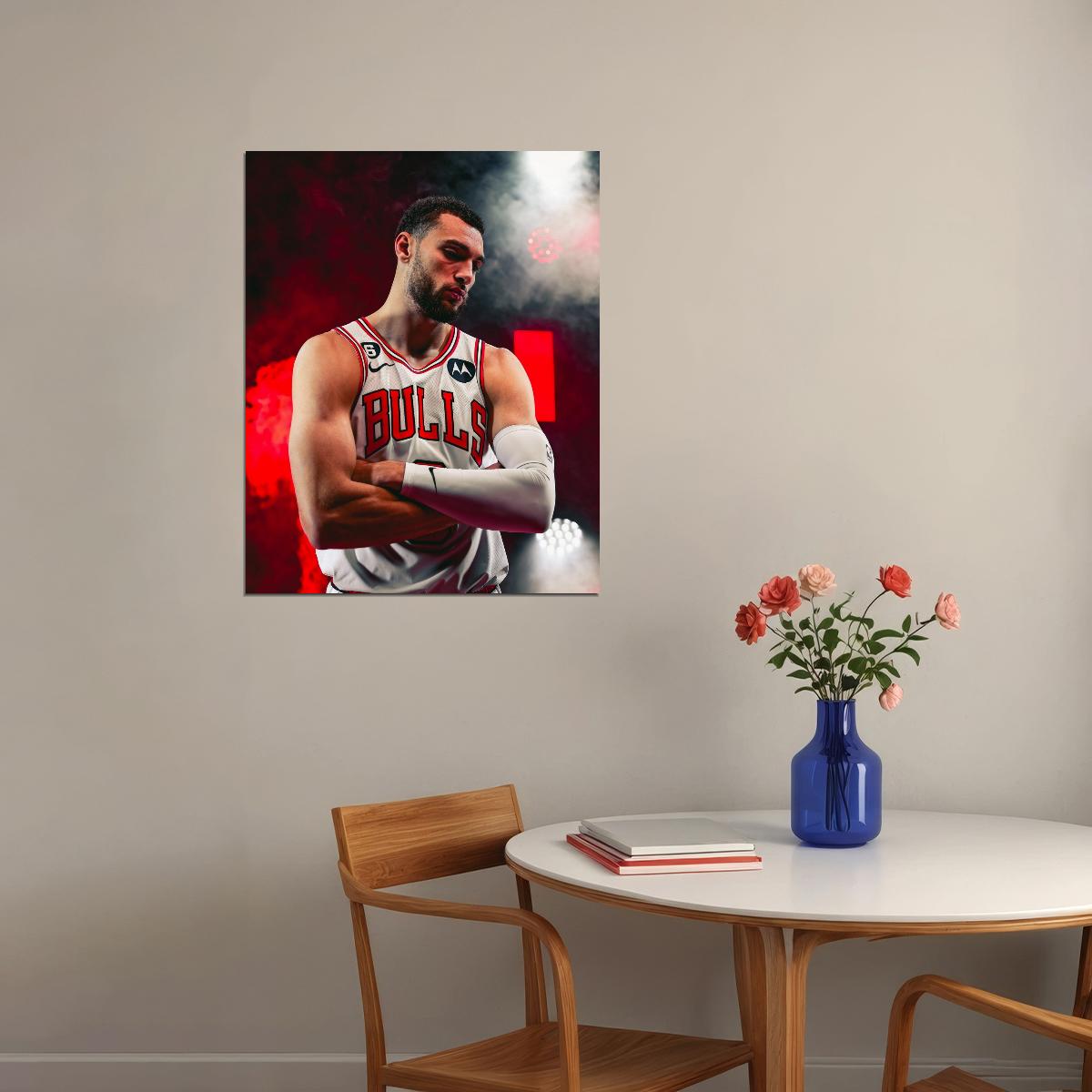 Zach LaVine Basketball Player Poster Motivational Sports Print