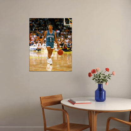 Muggsy Bogues Basketball Player Poster Motivational Sports Print Gift for Man