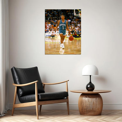 Muggsy Bogues Basketball Player Poster Motivational Sports Print Gift for Man