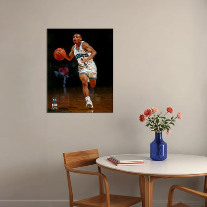 Muggsy Bogues Basketball Player Poster Motivational Sports Print Gift for Man