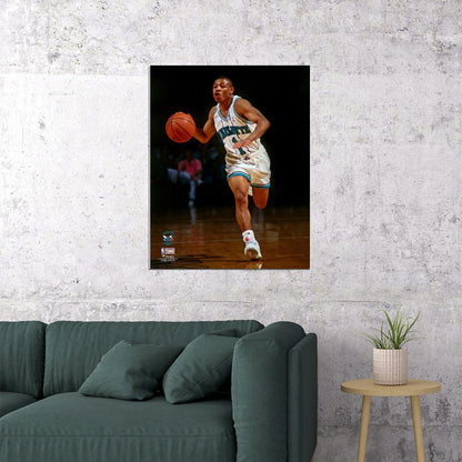 Muggsy Bogues Basketball Player Poster Motivational Sports Print Gift for Man