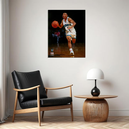 Muggsy Bogues Basketball Player Poster Motivational Sports Print Gift for Man