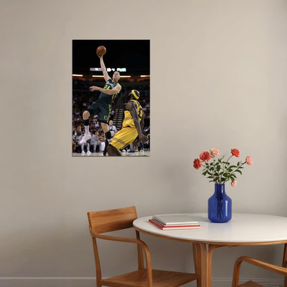 Brian Scalabrine Basketball Player Poster Motivational Sports Print Gift for Man